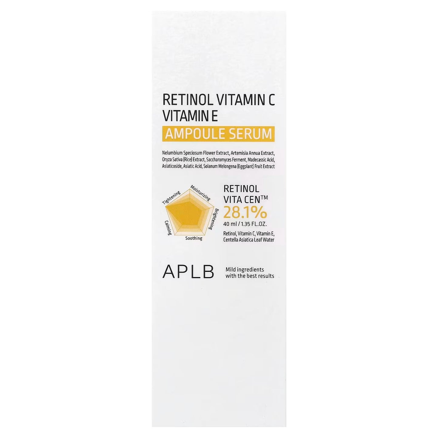 Retinol Vitamin C Vitamin E Ampoule Serum - 40ml