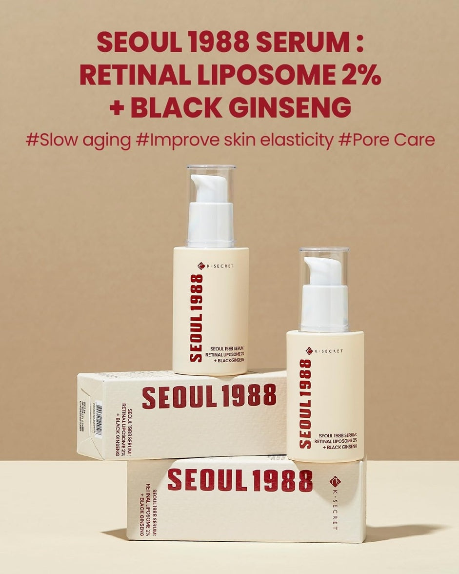 SEOUL 1988 Serum: Retinal Liposome 2% + Black Ginseng