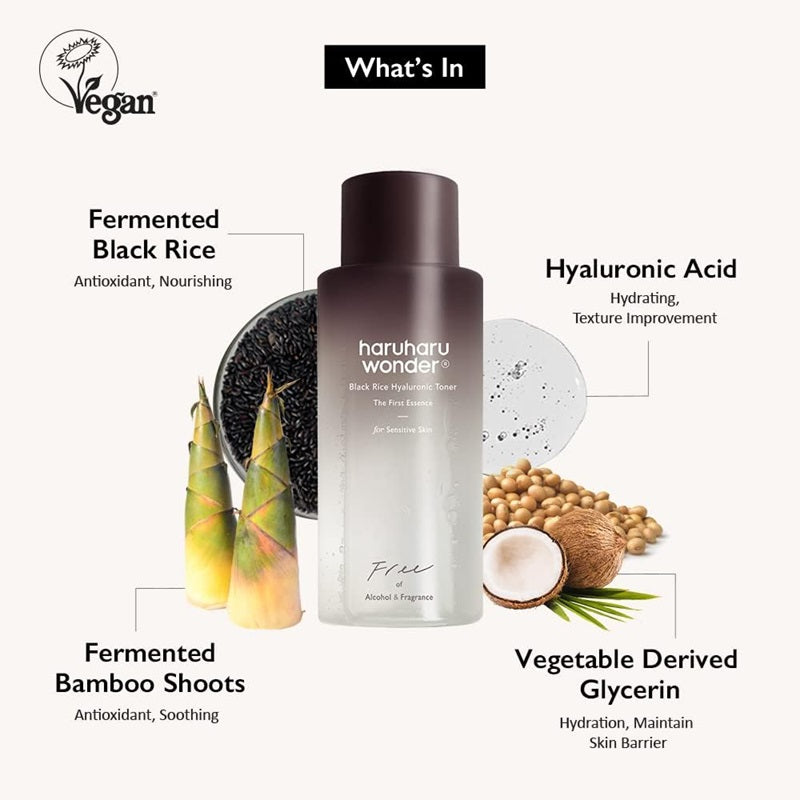 Black Rice Hyaluronic Toner - 150 ml