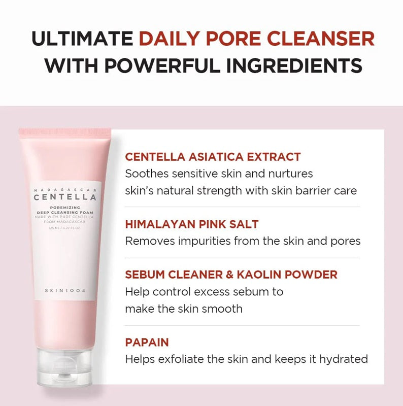 Madagascar Centella Poremizing Deep Cleansing Foam - 125 ml