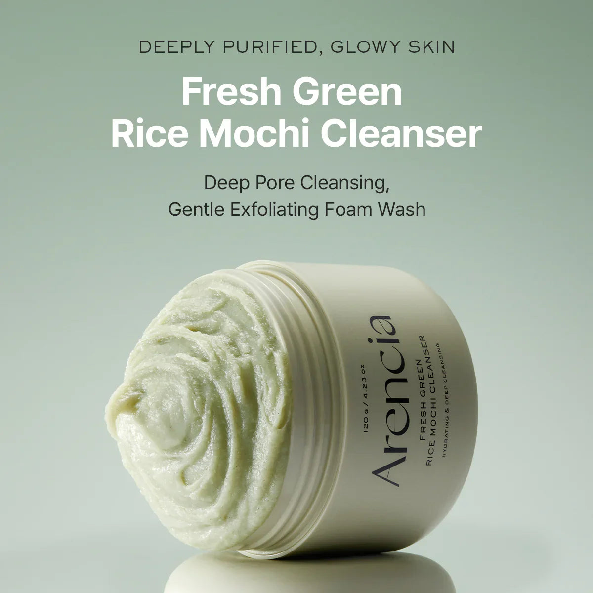 Fresh Green Rice Mochi Cleanser - 120 g