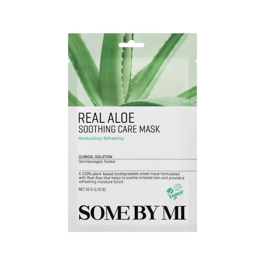 Real Aloe Soothing Care Mask - [1 pieza]